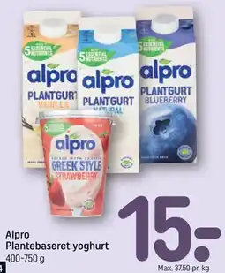 REMA 1000 Alpro Plantebaseret yoghurt tilbud