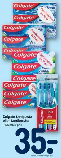 REMA 1000 Colgate tandpasta eller tandbørster tilbud