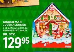 MENY KINDER MAXI JULEKALENDER tilbud