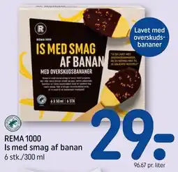 REMA 1000 REMA 1000 Is med smag af banan tilbud