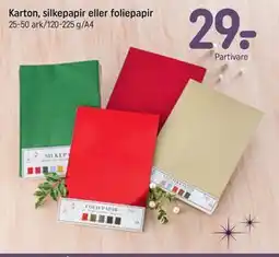REMA 1000 Karton, silkepapir eller foliepapir tilbud