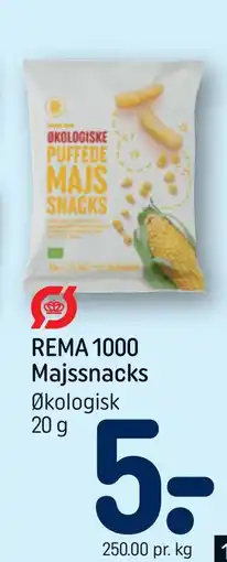 REMA 1000 REMA 1000 Majssnacks tilbud