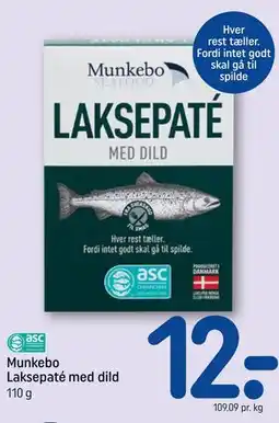 REMA 1000 Munkebo Laksepaté med dild tilbud