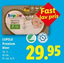 Lidl LUPILU Premium bleer tilbud