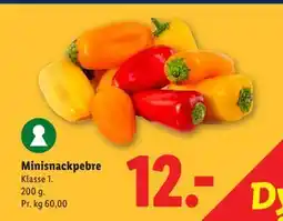 Lidl Minisnackpebre tilbud
