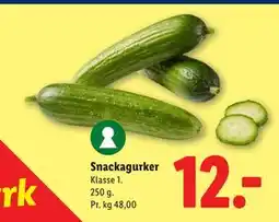 Lidl Snackagurker tilbud