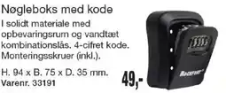Harald Nyborg Rockfort nøgleboks med kode tilbud