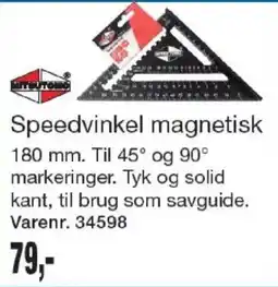 Harald Nyborg Mitsutomo speedvinkel magnetisk tilbud