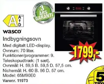 Harald Nyborg Wasco indbygningsovn tilbud