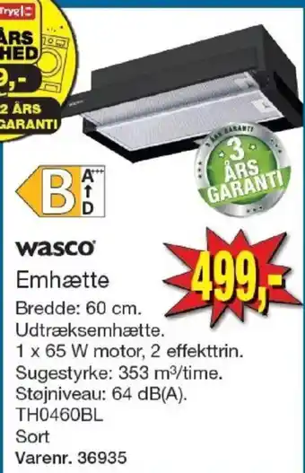 Harald Nyborg Wasco Emhætte tilbud