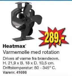 Harald Nyborg Heatmax varmemølle med rotation tilbud