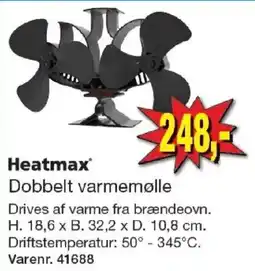 Harald Nyborg Heatmax dobbelt varmemølle tilbud