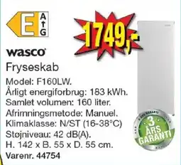 Harald Nyborg Wasco Frieseskab tilbud