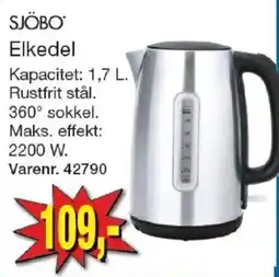 Harald Nyborg Sjöbo Elkedel tilbud