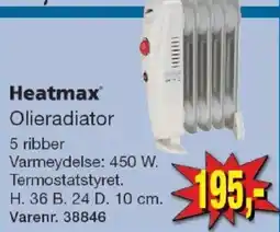 Harald Nyborg Heatmax Olieradiator tilbud