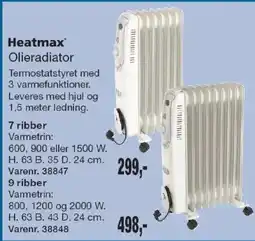 Harald Nyborg Heatmax Olieradiator tilbud