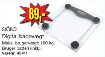 Harald Nyborg Sjöbo digital badevægt tilbud