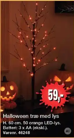 Harald Nyborg Halloween træ med lys tilbud