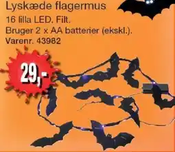 Harald Nyborg Lyskæde flagermus tilbud