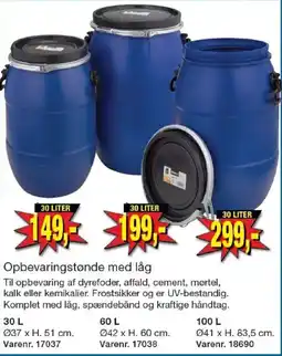 Harald Nyborg Opbevaringstønde med låg tilbud