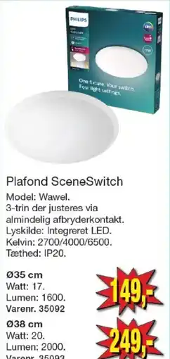 Harald Nyborg Philips Plafond SceneSwitch tilbud