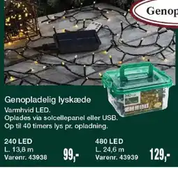 Harald Nyborg Genopladelig lyskæde tilbud