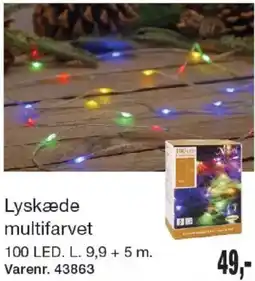 Harald Nyborg Novel Lyskæde multifarvet tilbud