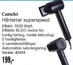 Harald Nyborg Camilo Hårtørrer superspeed tilbud