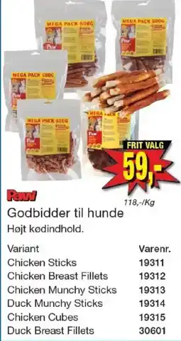 Harald Nyborg Paw godbidder til hunde tilbud