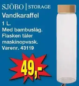 Harald Nyborg Sjöbo Vandkaraffel tilbud