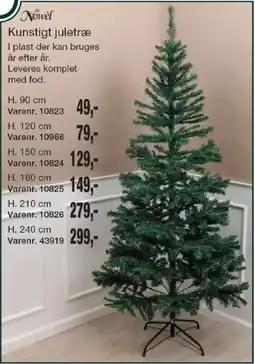Harald Nyborg Nowel kunstigt juletræ tilbud