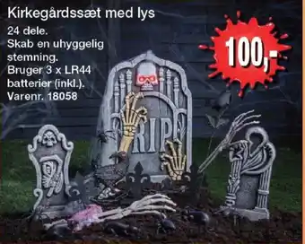 Harald Nyborg Kirkegårdssæt med lys tilbud