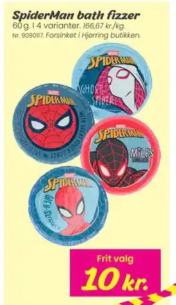 Hi five SpiderMan bath fizzer tilbud