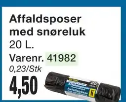 Harald Nyborg Affaldsposer med snøreluk tilbud