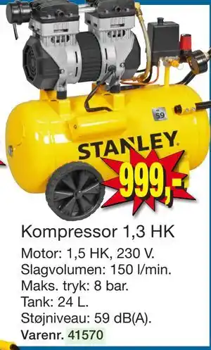Harald Nyborg Kompressor 1,3 HK tilbud