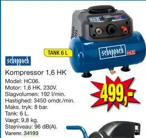 Harald Nyborg Kompressor 1,6 HK tilbud