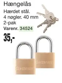 Harald Nyborg Hængelås tilbud