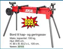 Harald Nyborg Bord til kap- og geringssav tilbud
