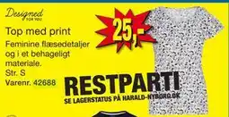 Harald Nyborg Top med print tilbud