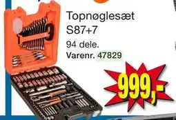 Harald Nyborg Topnøglesæt S87+7 tilbud