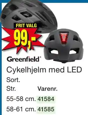 Harald Nyborg Cykelhjelm med LED tilbud
