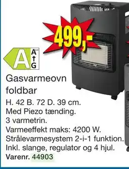 Harald Nyborg Gasvarmeovn foldbar tilbud