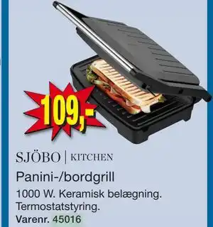 Harald Nyborg Panini-/bordgrill tilbud