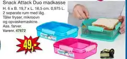 Harald Nyborg Snack Attack Duo madkasse tilbud