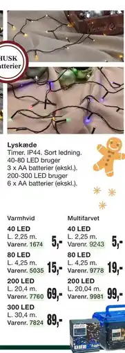 Harald Nyborg Lyskæde tilbud