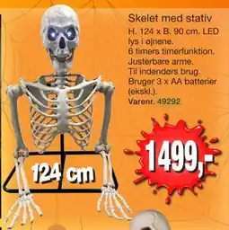 Harald Nyborg Skelet med stativ tilbud