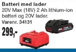 Harald Nyborg Batteri med lader tilbud