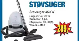 Harald Nyborg STØVSUGER Støvsuger 450 W tilbud