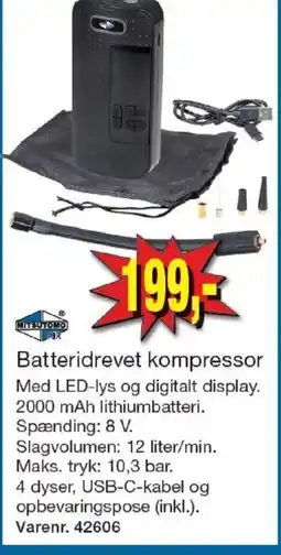 Harald Nyborg Batteridrevet kompressor tilbud