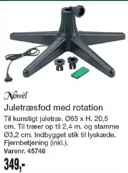 Harald Nyborg Nowel Juletræsfod med rotation tilbud